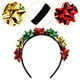 thumbnail image 4 of Diadema con lazo navideño, diadema con lazo navideño, aro para el pelo, accesorio para fiestas navideñas y eventos de Año Nuevo, 4 of 7