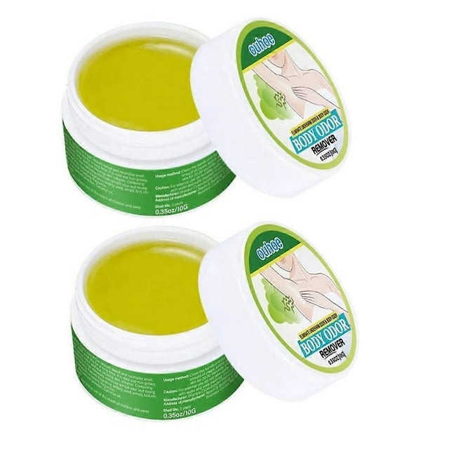 2X Oder Remover Cream Body Armpit Underarm Sweat Deodorant Removal Relief Ointment