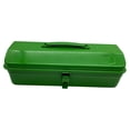 thumbnail image 2 of Caja de herramientas de metal con mango, organizador de herramientas con cierre de metal, múltiples usos múltiples, estilo de techo de cadera de techo, 2 of 8
