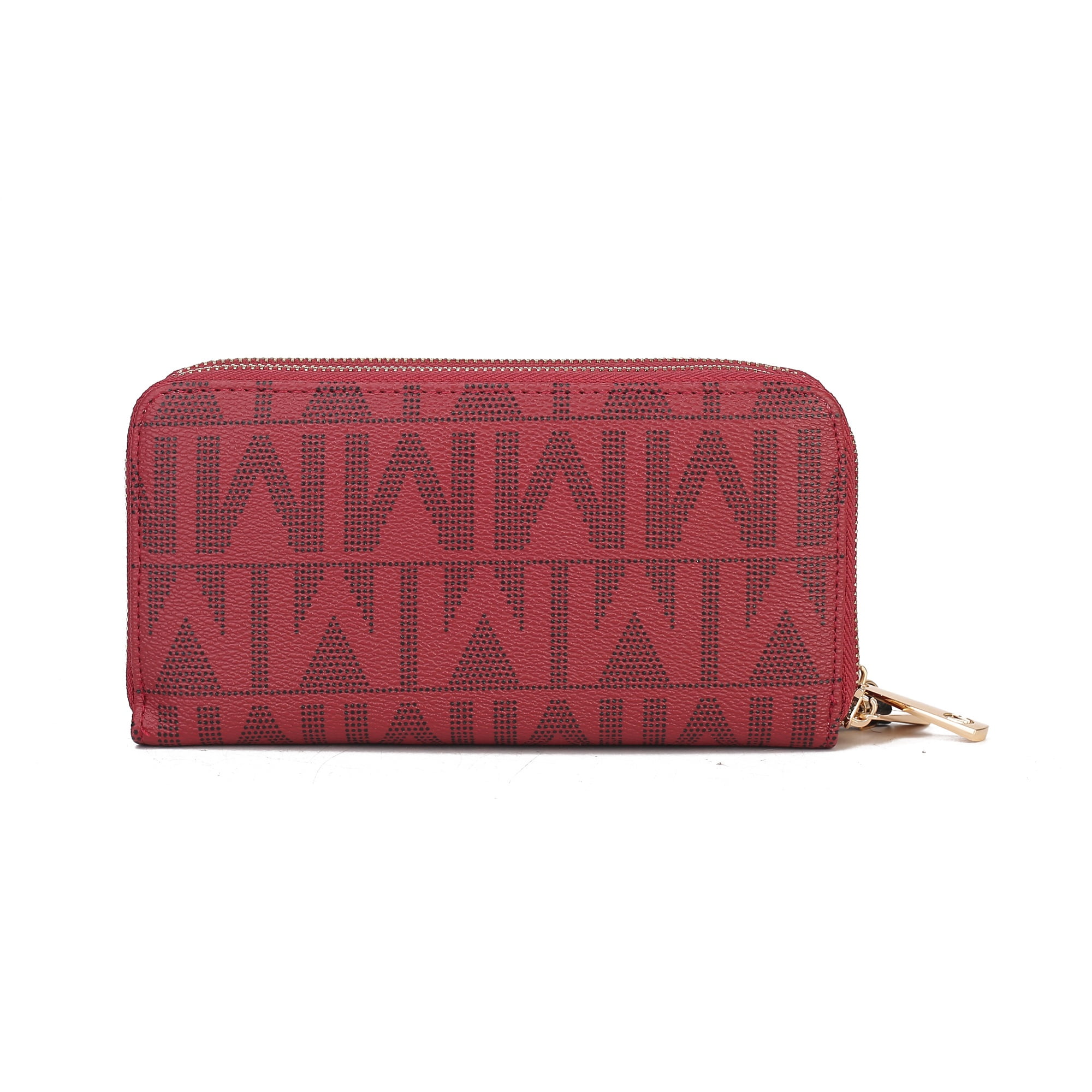 MKF Collection Daniela Wallet for Women, Vegan Leather Wristlet Purse Handbag by Mia K - Purple