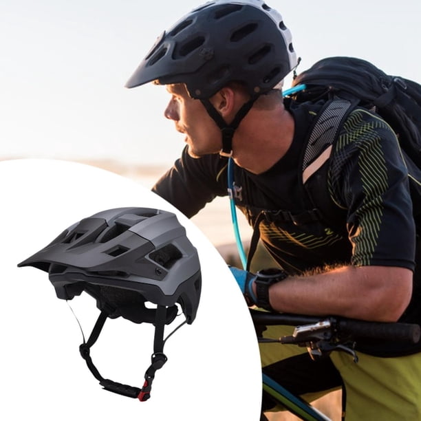 Casco de bicicleta DYNWAVEMX Casco de ciclismo ajustable Negro titanio