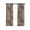 Brown, variant on Abstract Flower, Blackout Curtains 63 Inches Long for Bedroom, Oriental Bohemia Brown Geometric Leaves Thermal Insulated Room Darkening Black Out Window Curtain Panels Grommet Drapes for Living Room