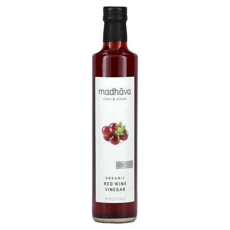 Madhava Organic Red Wine Vinegar, 16.9 fl oz