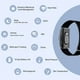 thumbnail image 2 of Pulsera inteligente para hombre y mujer, brazalete electrónico con Monitor de ritmo cardíaco y presión arterial, podómetro, rastreador de actividad deportiva, 2208A, 2 of 5
