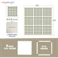 thumbnail image 2 of Play Platoon Non-Toxic Large Kids Mats for Floors, 9 Tile 72 x 72 inch, Extra-Thick Interlocking Tiles, 24 x 24 in. Puzzle Mat Pieces with Border, Neutral Playmat Rug for Toddlers & Children, 2 of 7