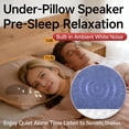 thumbnail image 6 of Ultra-Quiet Sleep Pillow Speaker, Bluetooth 5.4 White Noise Machine, Bone Conduction, 10Hrs Play & Auto-Off Timer, for Side Sleepers, Adults & Couples, 6 of 9