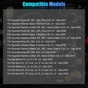 NURATIT Engine Pistons and Rings Kit for 2017-2022 Hyundai Elantra Kia Forte Soul G4NH 2.0L Engine Complete Piston Ring Set with Pins and Clips