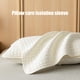 thumbnail image 5 of Juego de protectores de almohada de 2 | Fundas impermeables y transpirables | Funda de almohada con ajuste elástico contra manchas, polvo, sudoración | 48 x 74 cm Tamaño estándar | Blanco gris, 5 of 6