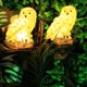 thumbnail image 5 of Luces solares LED Búho Césped Estacas Lámpara Yard Art Home Garden Decor (Blanco), 5 of 6