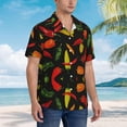 thumbnail image 4 of Runic Compass Viking Mens Hawaiian Shirt Short Sleeve Casual Button Up Tropical Summer Beach Shirt, 4 of 9