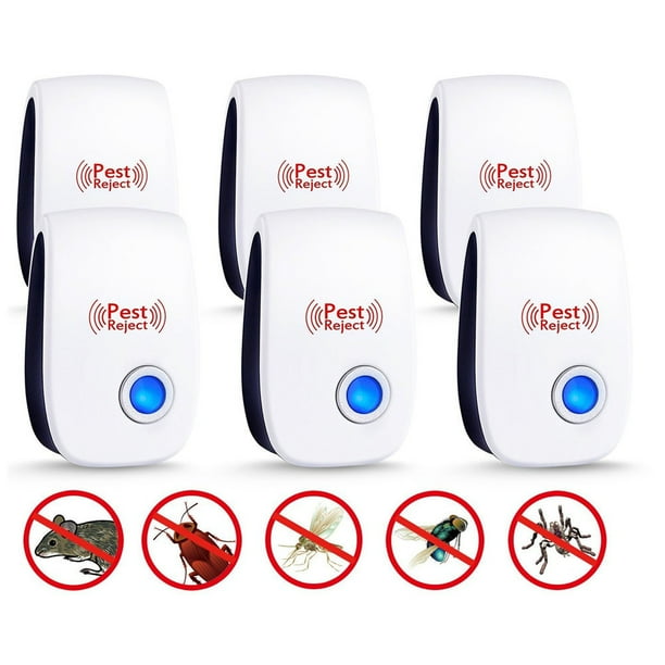 6Pcs Electronic Mouse Repellent Plug In Indoor Pest Control Insect Repellent