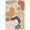 Pink, Pattern 14, variant on ODIKA 4'x6' Brown Pink Mocha Abstract Swirl Washable Area Rug Retro Contemporary Pattern with Leaf Motif Stain Resistant, Low Pile, Easy Care for Dorm Room, Small Living