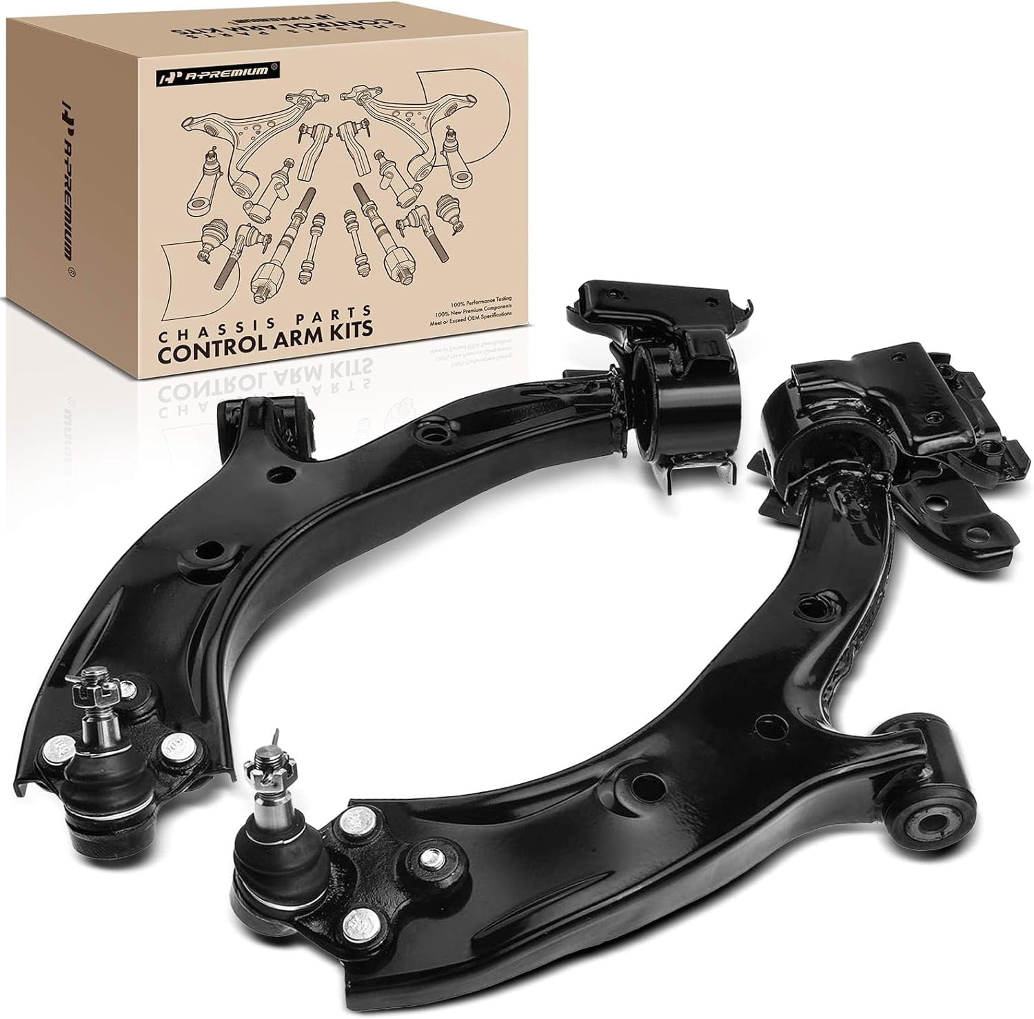 Front Right Lower Control Arm & Ball Joint Assembly – Fits Hyundai Elantra 2017-2020, Kia Forte