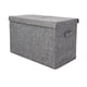 thumbnail image 1 of Caja de almacenamiento de juguetes para niños, organizador de armario con tapa abatible, contenedor plegable versátil para guardar juguetes de bebé y Gris, 1 of 8