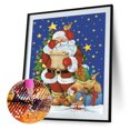thumbnail image 2 of Cuadros Decorativos Kit de pintura de diamante 5D DIY Santa y regalos Taladro redondo completo Mosaico Imagen Artes Likrtyny embutido en tela, 2 of 9