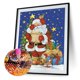 thumbnail image 1 of Cuadros Decorativos Kit de pintura de diamante 5D DIY Santa y regalos Taladro redondo completo Mosaico Imagen Artes Tmvgtek embutido en tela, 1 of 9