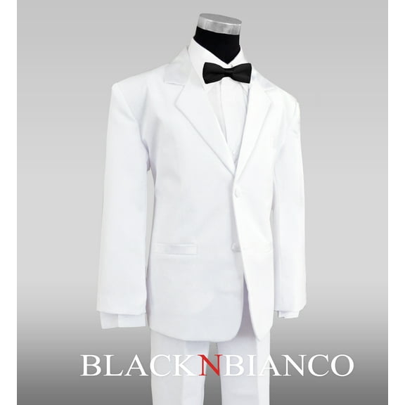 Black N Bianco Boy's Modern Tuxedo Dresswear Set