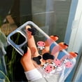 thumbnail image 6 of Liquid Phone Case Compatible with iPhone XR, Cool Cartoon Design, Floating Bumper Protective Case Hard Back Shell Cover (Cute Cows, iPhone XR), 6 of 13