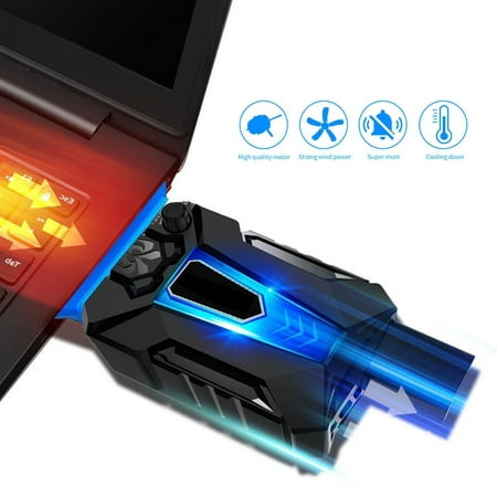 EEEkit Gaming Portable Laptop Cooler ,High-Speed Vacuum Air Extracting Cooling And USB Powered,Support Various Size 14inch To 17inch