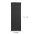 thumbnail image 2 of Unique Bargains Rideau Occultant pour Porte, 25 Pieds L x 72 Pieds L Rideau de Porte pour Fenêtre Française 1 Panneau, Noir, 2 of 7