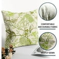 thumbnail image 6 of Vintage Floral Bird Pillow Covers 20x20 Inch Set of 2 Lime Green Flowers Leaves Decorative Throw Pillows For Couch Chinoiserie Square Pillow Cases Home Decor For Sofa Bed Porch Living Room Outdoor, 6 of 6