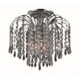 thumbnail image 1 of Elegant Lighting Falls 12" 3 Light Royal Crystal Flush Mount, 1 of 1