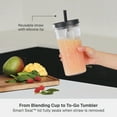 thumbnail image 2 of Thyme & Table 25 oz Blender to-Go Cup with Smart Seal Lid, Slate Grey, 2 of 6
