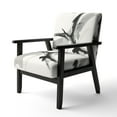 thumbnail image 3 of Designart « Neutral Abstract Expression IV » Formes Abstraites Noires Fauteuil d'Appoint Rembourré - Fauteuil Moderne pour Chambre, 3 of 7