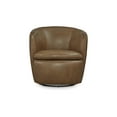thumbnail image 4 of Signature Design by Ashley Kierreys 360 Degree Leather Upholstered Swivel Chair, Caramel, 4 of 7