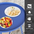 thumbnail image 5 of Fionafurn 17" Diameter Metal End Table, Waterproof Round Side Table for Bedroom Living Room Patio Garden Balcony Yard Porch,Sapphire, 5 of 11