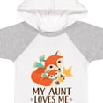 thumbnail image 4 of Inktastic Aunt Loves Me Woodland Fox Boys or Girls Baby Bodysuit, 4 of 5