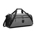 thumbnail image 2 of Langgg Duffel Bag Large Washable Large Capacity Shoulder Bag Soft Texture Sports ForDuffle Bag For Men Gym Bag gray, 2 of 6