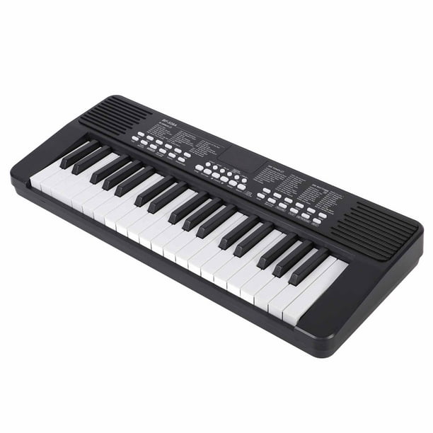 Cergrey Piano électronique à 37 touches, piano portable pour enfants, piano  rechargeable à clavier électronique portable à 37 touches avec instrument  éducatif pour prise casque 