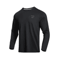thumbnail image 3 of NORTHYARD Men's Rash Guard with Long Sleeves UPF 50+ Sun Protection Shirts Fishing Outdoor Hiking Swimming Beach Shirt Quick Dry Lightweight Black L, 3 of 8