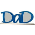 thumbnail image 1 of simhoa Dad Picture Frame Photo Holder, Father's Day Photo Frame, Dad/Papa Letter-Shaped Blue Dad, 1 of 8