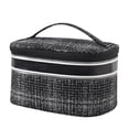 thumbnail image 1 of Wosthever Bolsa de almacenamiento Bolsas simples Zip Sólido Ligero Paquete portátil Cosméticos Pastas de Cepillo de Negocios Almacenamiento y organización del hogar Negro, 1 of 6