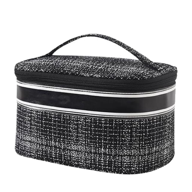 Injueey Bolsa Bolsas de almacenamiento Simple Sólido Multifuncional Ligero Paquete portátil Pastas de Cepillo de para viajar Almacenamiento y organización del hogar Negro