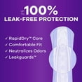 thumbnail image 2 of Always Discreet Adult Moderate Long Incontinence Pads, Up to 100% Leak-Free Protection 54 Count x 3 Pack (162 Count total), 2 of 3