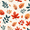 Hand Drawn Autumn Leaves, variant on Yayeee Freestanding Laundry Hamper with Handle Collapsible Large Storage Basket for Clothes, Yellow Wavy Plaid