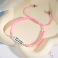 thumbnail image 4 of DESIGNICE 2026 New Pink Ribbon Charm Bracelet Breast Cancer Awareness Bracelets Faith Hope Courage Strength Inspirational Bangle Jewelry, 4 of 6