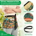thumbnail image 4 of Yayeee Waist Apron with Pockets for Cooking Waterproof Half Server Aprons, Floral Mushroom, 4 of 7