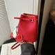 thumbnail image 1 of Bolso bandolera de hombro de gran capacidad y moderno con textura de alta calidad y diseño de lichi para mujer, ideal para el día a día, 2025, 1 of 5
