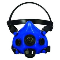 Half Mask Respirator, RU8500, Not Rated, Threaded, Size, L 0 Cartridges Included