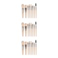 thumbnail image 1 of Soidarity Paquete de 8 brochas de maquillaje con mango de plástico, base de polvo resistente al agua, juego de sombras de ojos, brocha suave, herramientas Blanco Tipo 1 3piezas Soidarity CBP191053, 1 of 6