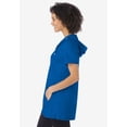 thumbnail image 3 of Woman Within Plus Size Short-Sleeve Hoodie, 3 of 4