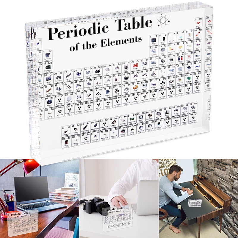 Periodic Table Display with Elements Student Teacher Gifts Crafts Decor D6 