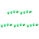 thumbnail image 1 of Tapones de válvula Tapón de boquilla de prevención de polvo de neumático luminoso para camión de coche verde, 1 of 4