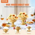 thumbnail image 2 of VEVOR 10PCS 16cm/6.3' Wedding Flower Vase Metal Gold Floral Stand for Table, 2 of 11
