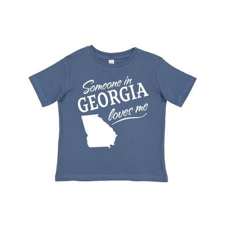 

Inktastic Someone in Georgia Loves Me Gift Toddler Boy or Toddler Girl T-Shirt