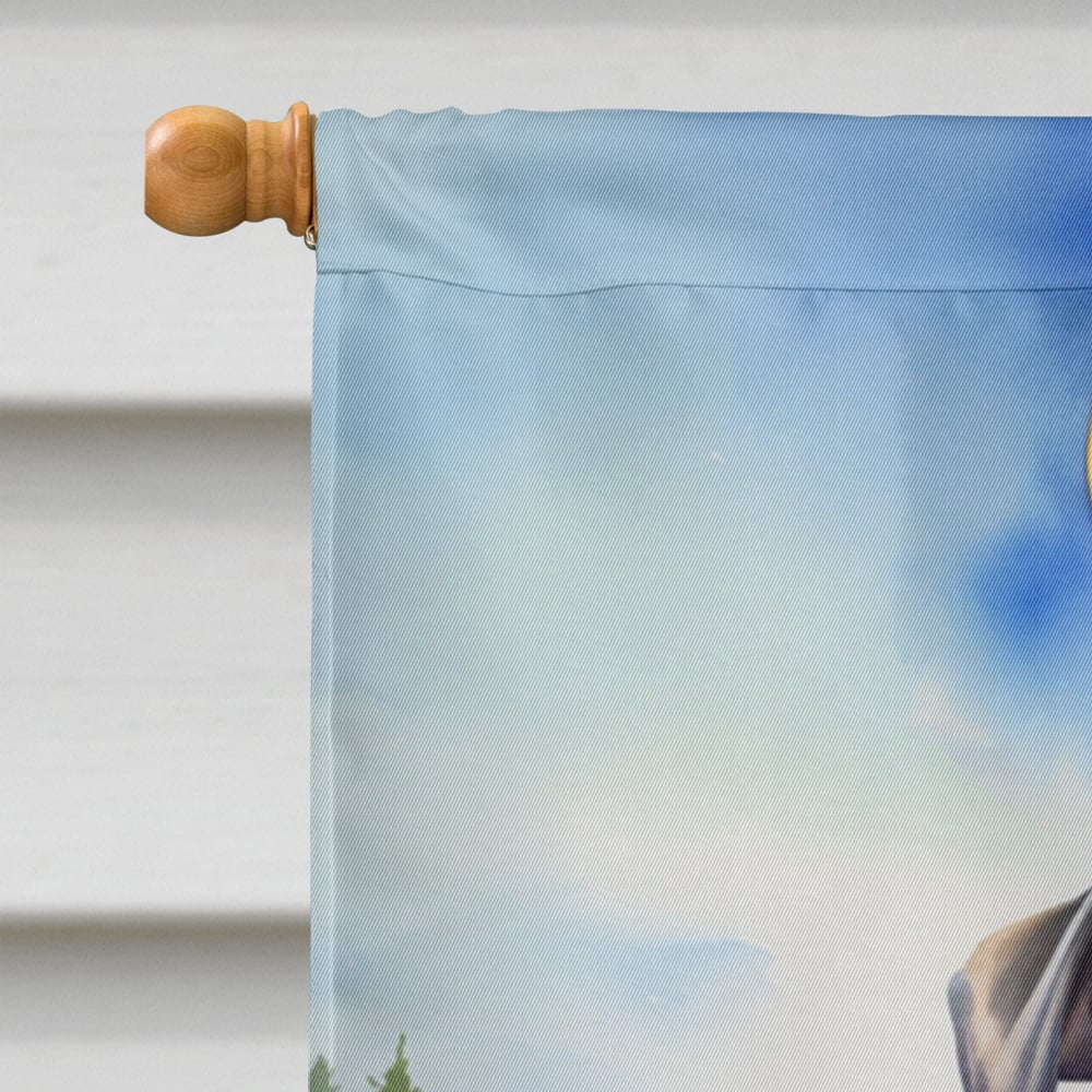 Great Dane Easter Egg Hunt House Flag 28 in x 40 in